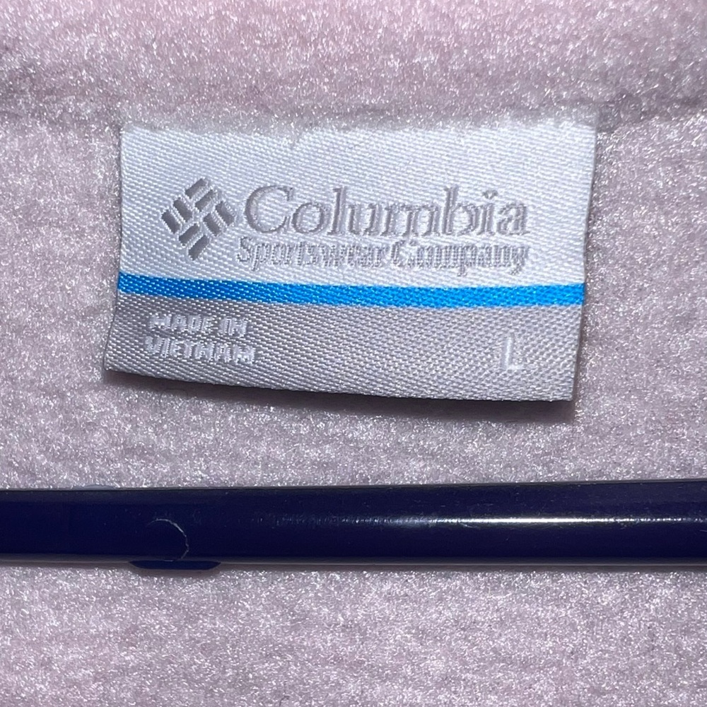 Columbia Jacket Womens Black Button Up Mock Neck Soft Fleece Outdoor - Picture 3 of 3